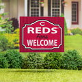 Cincinnati Reds Coroplast Yard Sign, "Fans Welcome"