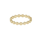 classic gold 2.5mm beaded disc ring by enewton by Enewton