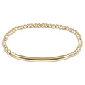 classic gold 3mm bead bracelet - bliss bar smooth gold by enewton - A. Dodson's