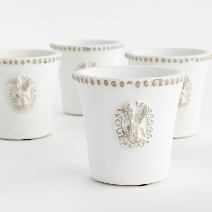 Classic Rabbit Mini Pots, Set Of 4 - View 2