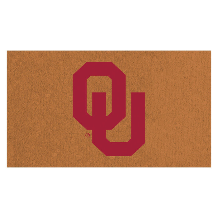 Coir Mat, 16"x28", University of Oklahoma