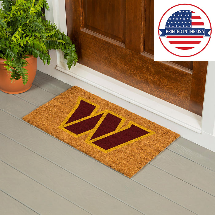 Coir Mat, 16"x28", Washington Commanders