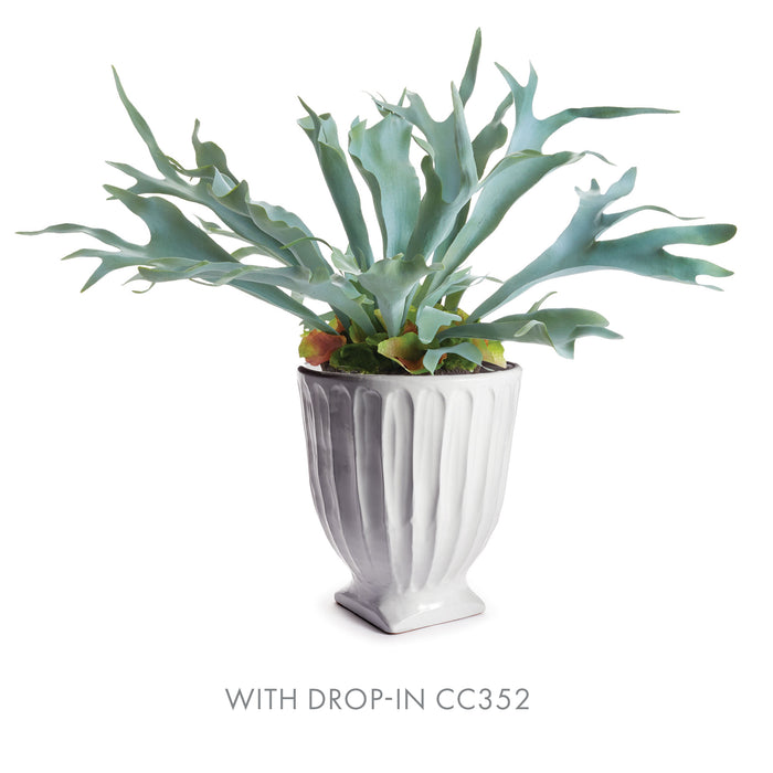 Column Footed Urn 13" - View 3