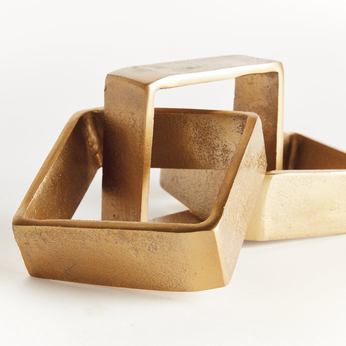 Corbin Square Chain Sculpture - View 2