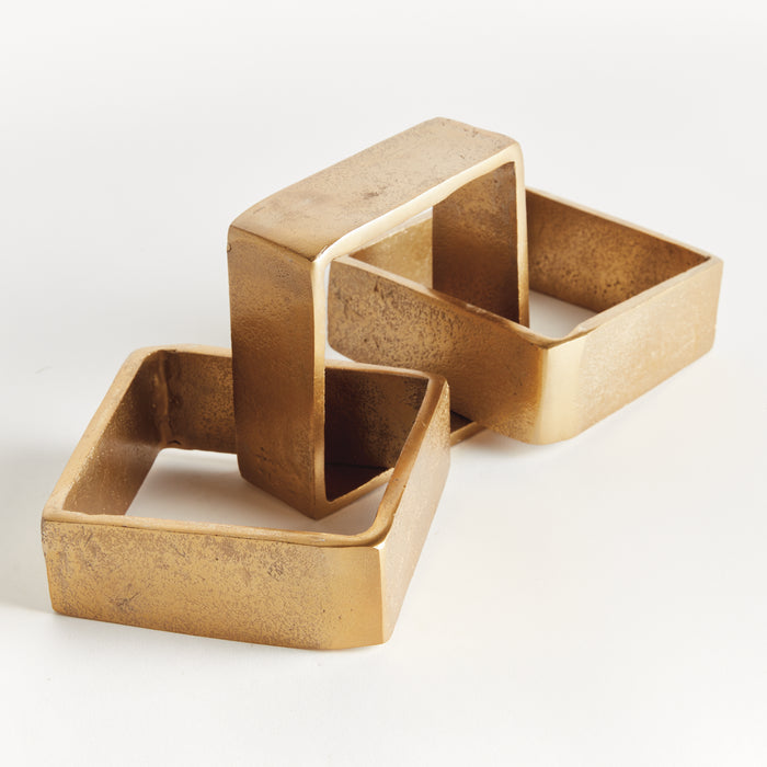 Corbin Square Chain Sculpture - View 3