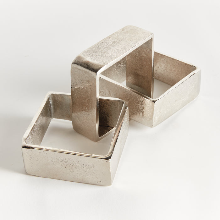 Corbin Square Chain Sculpture - View 3