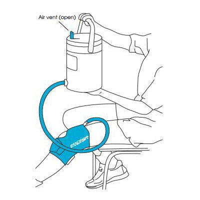 Cryo Cuff de Joelho Aircast Aplicador para Crioterapia - FisioStore