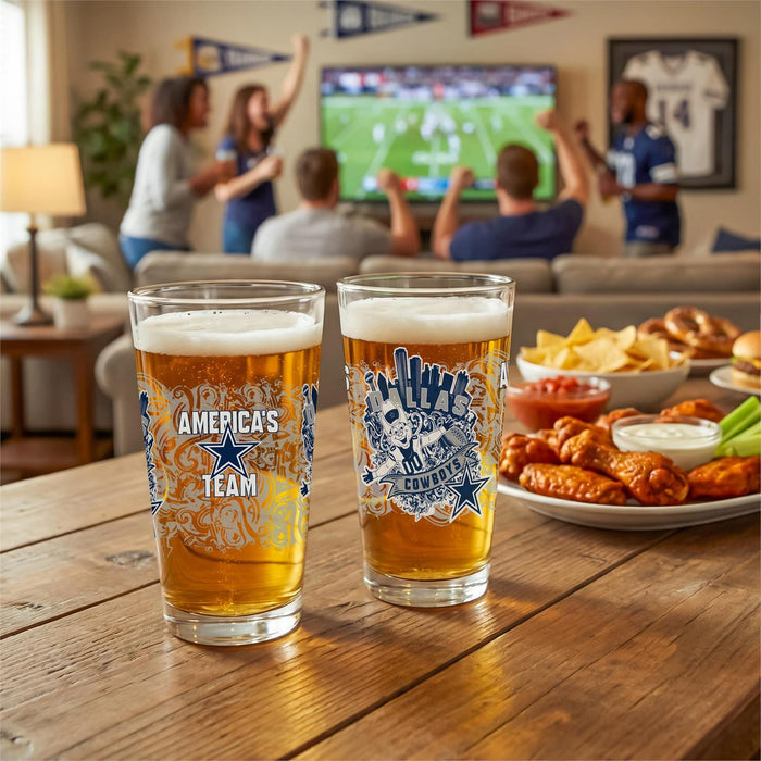 Dallas Cowboys 16oz Glass Pint