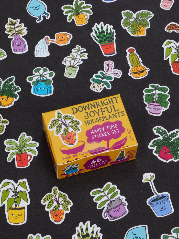 Downright Joyful Houseplants Happy Time Sticker Set - A. Dodson's