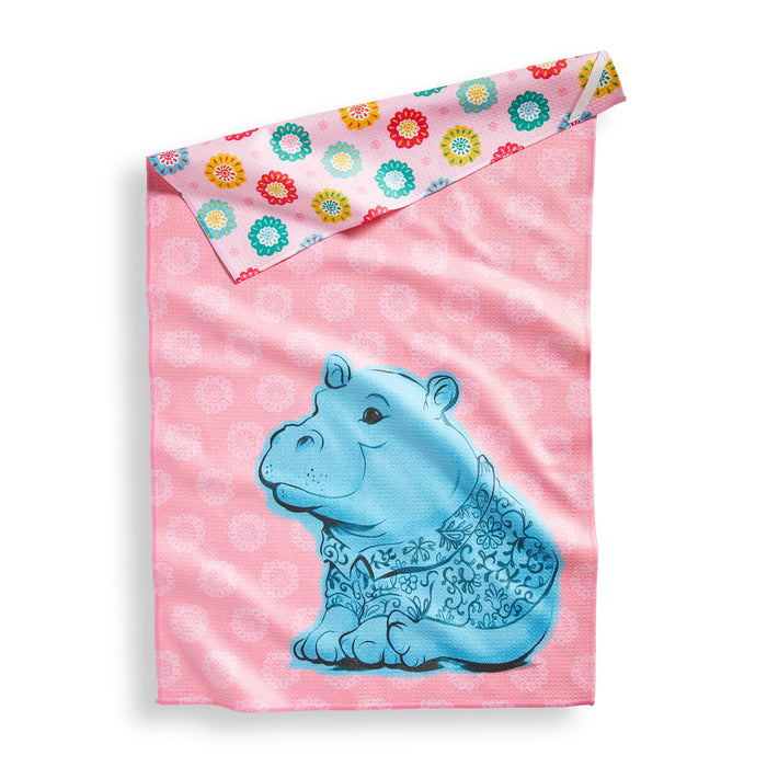 Eclectic Hippo Super Absorbent Kitchen Towel