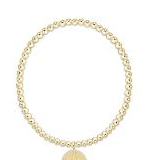 eCollegiate Extends Classic Gold 3mm Bracelet - Indiana University by enewton