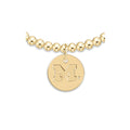 enewton eCollegiate Extends Classic Gold 3mm bracelet with the University of Michigan disc