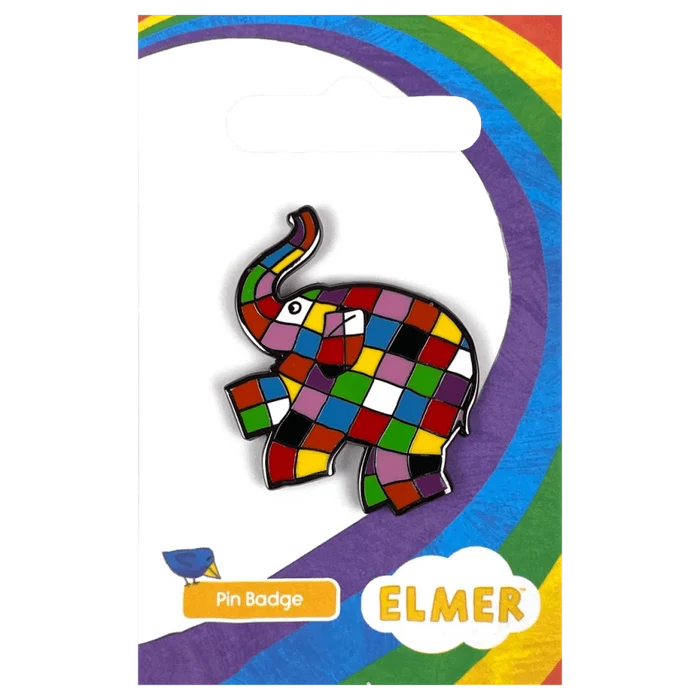 Elmer Jumping Left Pin Badge / Κονκάρδα Έλμερ - Diavazo Greek Books