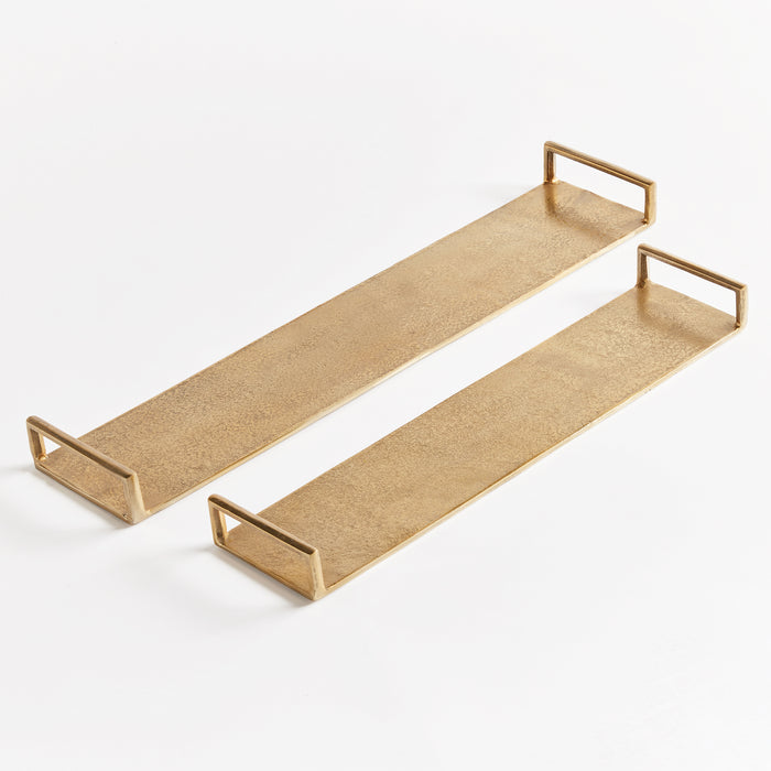 Elora Decorative Narrow Trays, Set Of 2 - View 2