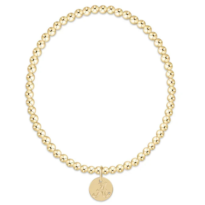 enewton extends gameday classic gold 3mm bracelet alabama disc by Enewton