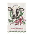Farm Christmas Ric-Rac Towel by Mud Pie