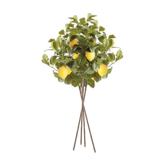 Faux Lemon Stems 31", Set Of 4 - View 2