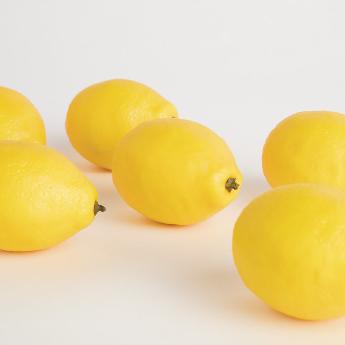 Faux Lemons 4", Set Of 6 - View 2