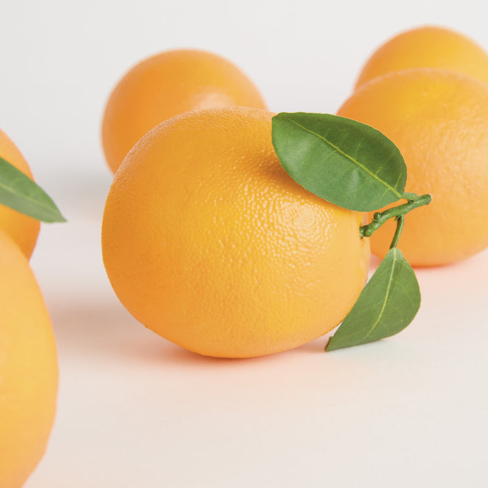 Faux Oranges 5" Assorted, Set Of 6 - View 5