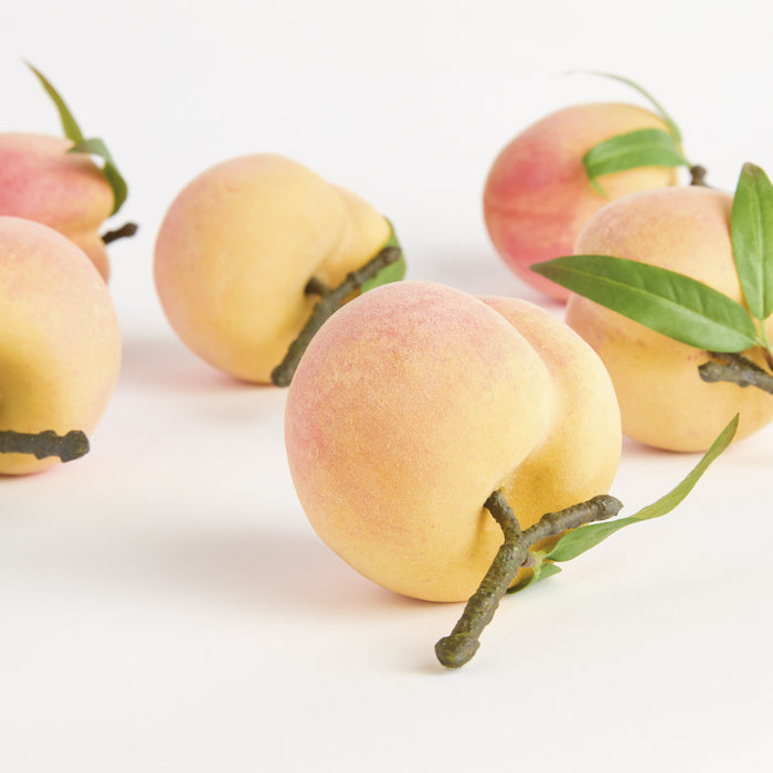 Faux Peaches 4", Set Of 6 - View 3
