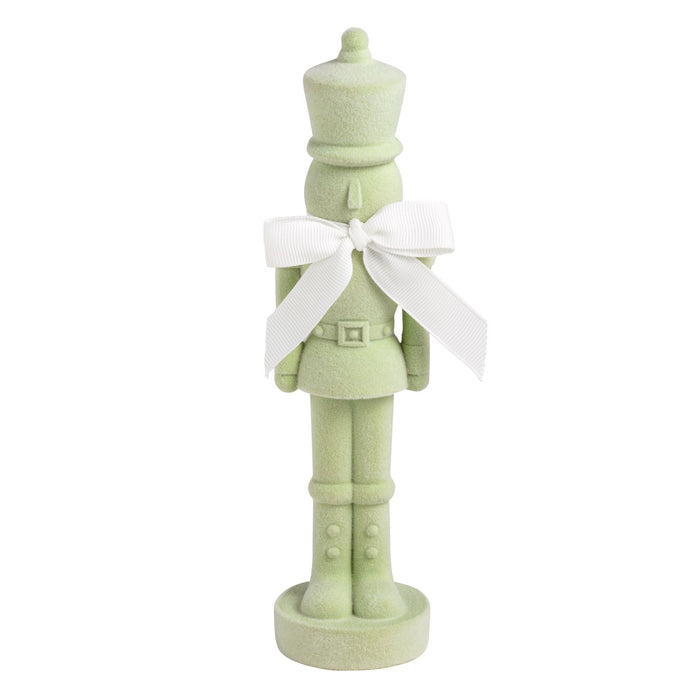 Flocked Nutcracker Sitter by Mud Pie