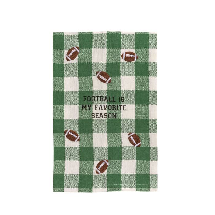Football Icon Towel by Mud Pie