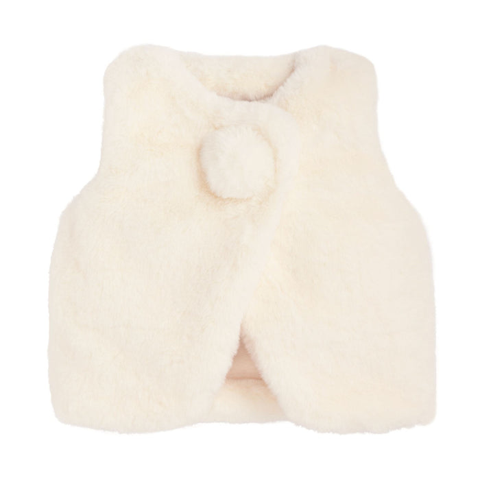 Fur Vest by Mud Pie