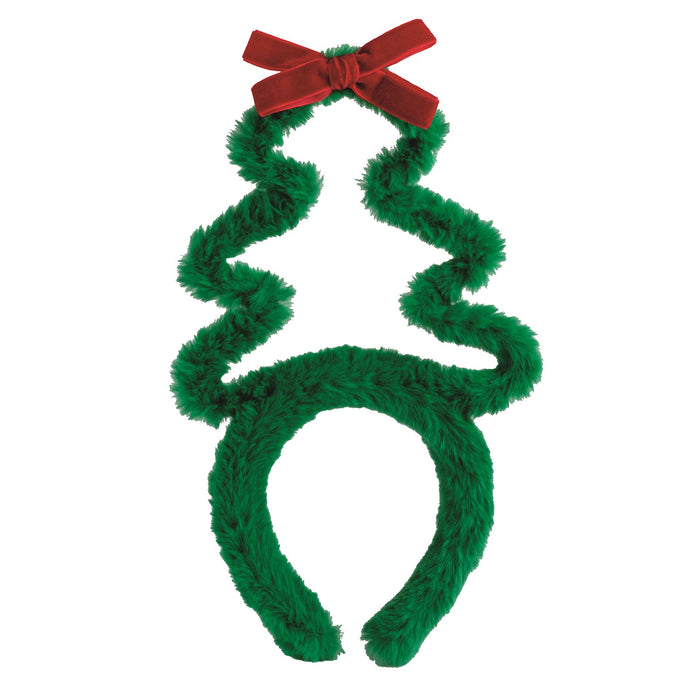 Fuzzy Christmas Headband by Mud Pie