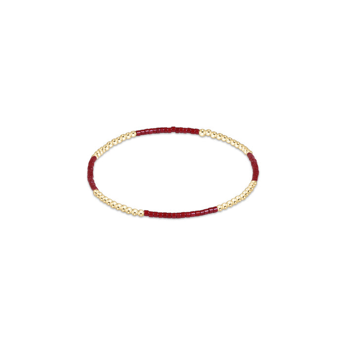 gameday hope blissful bracelet - maroon by enewton