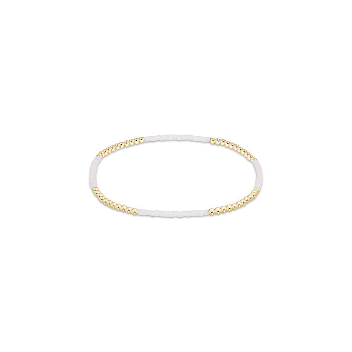 gameday hope blissful bracelet - white by enewton