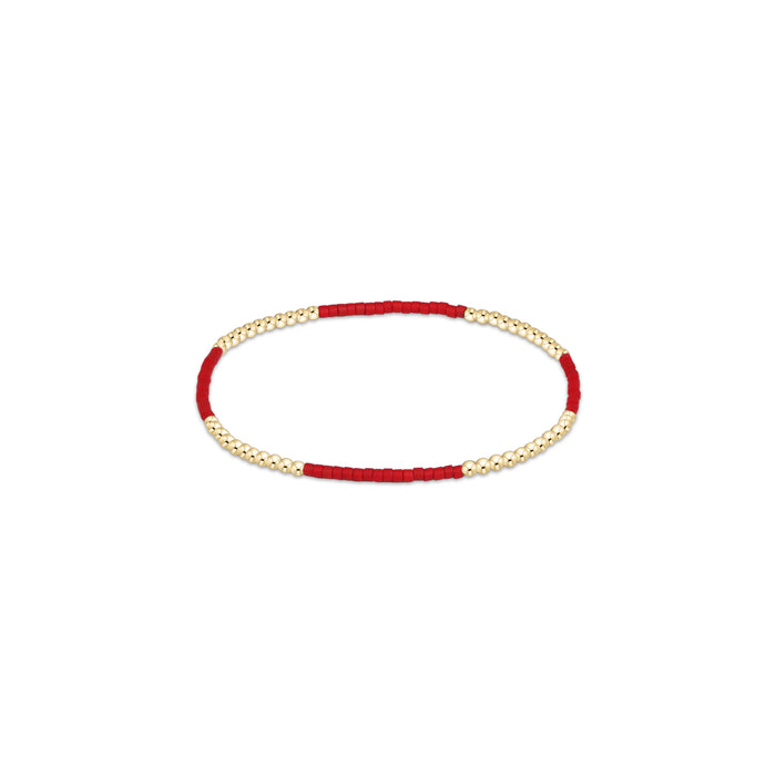 gameday hope classic bracelet - crimson by enewton