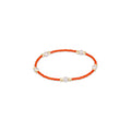 gameday hope purpose pearl bracelet - bright orange by enewton