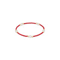 gameday hope purpose pearl bracelet - crimson by enewton