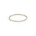 gameday hope purpose pearl bracelet - gold luster by enewton