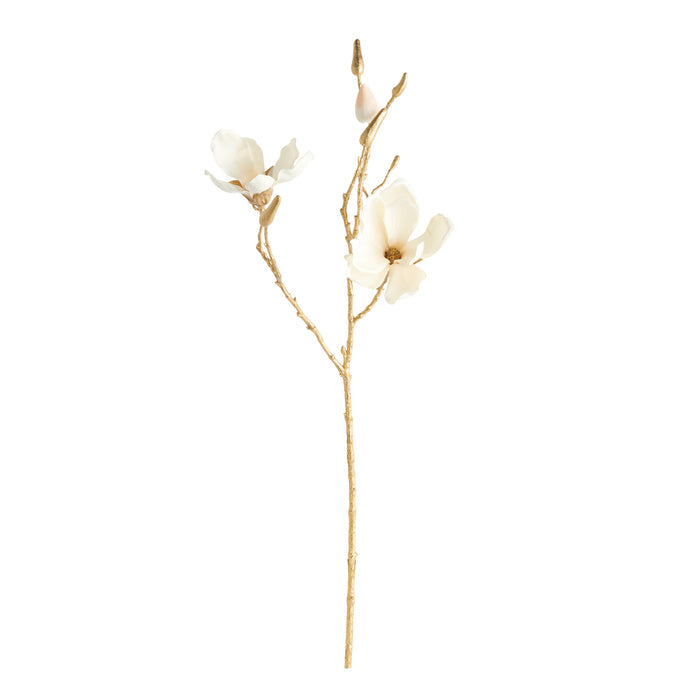 Gilded Magnolia Stems 27" St/6