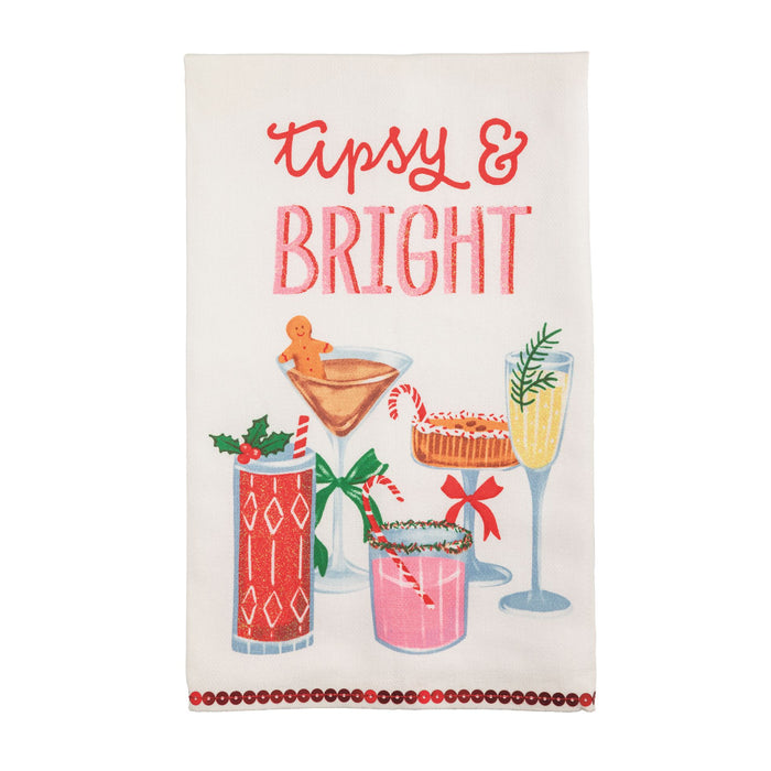 Glitter Towel by Mud Pie