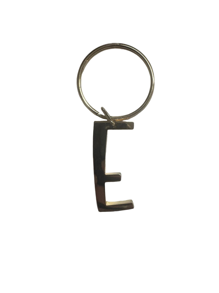 Gold INITIAL Key Chain by Margins