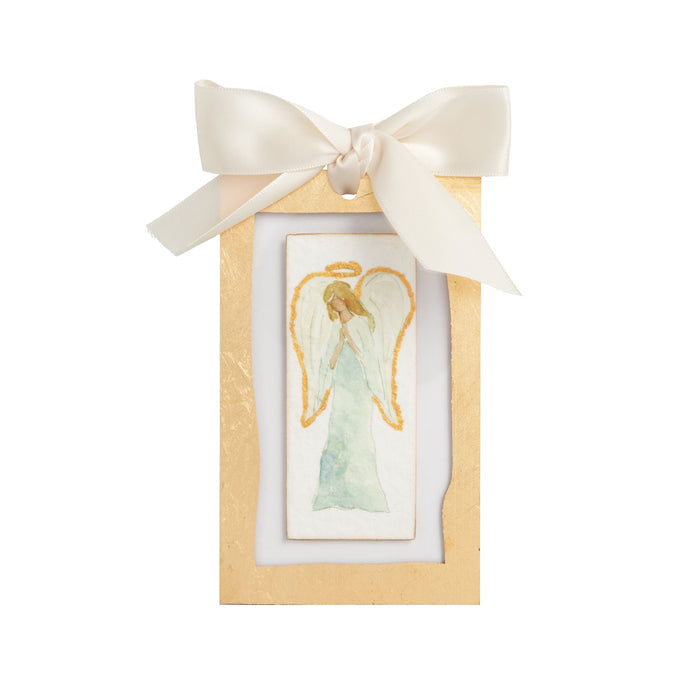 Gold Painted Acrylic Ornament by Mud Pie