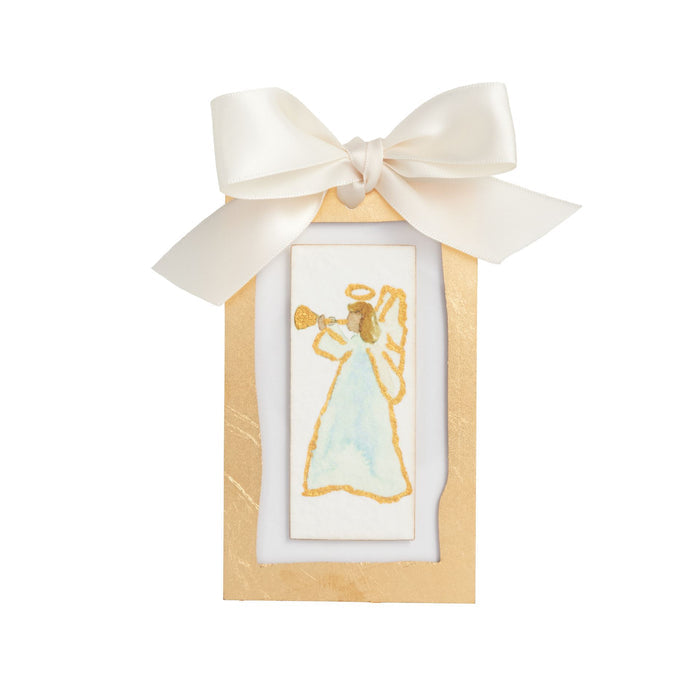 Gold Painted Acrylic Ornament by Mud Pie