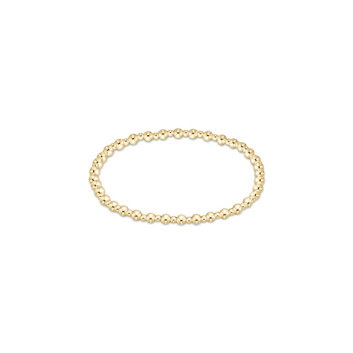 Grateful Gold 3mm Bracelet by enewton