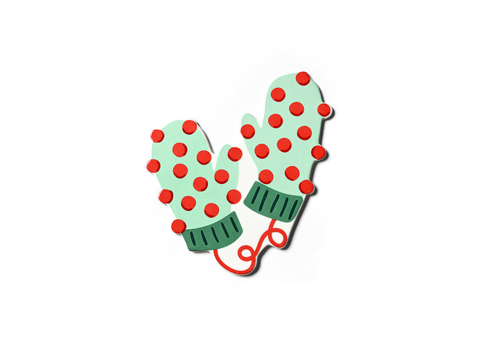 HAPPY EVERYTHING POM POM MITTENS BIG ATTACHMENT - A. Dodson's