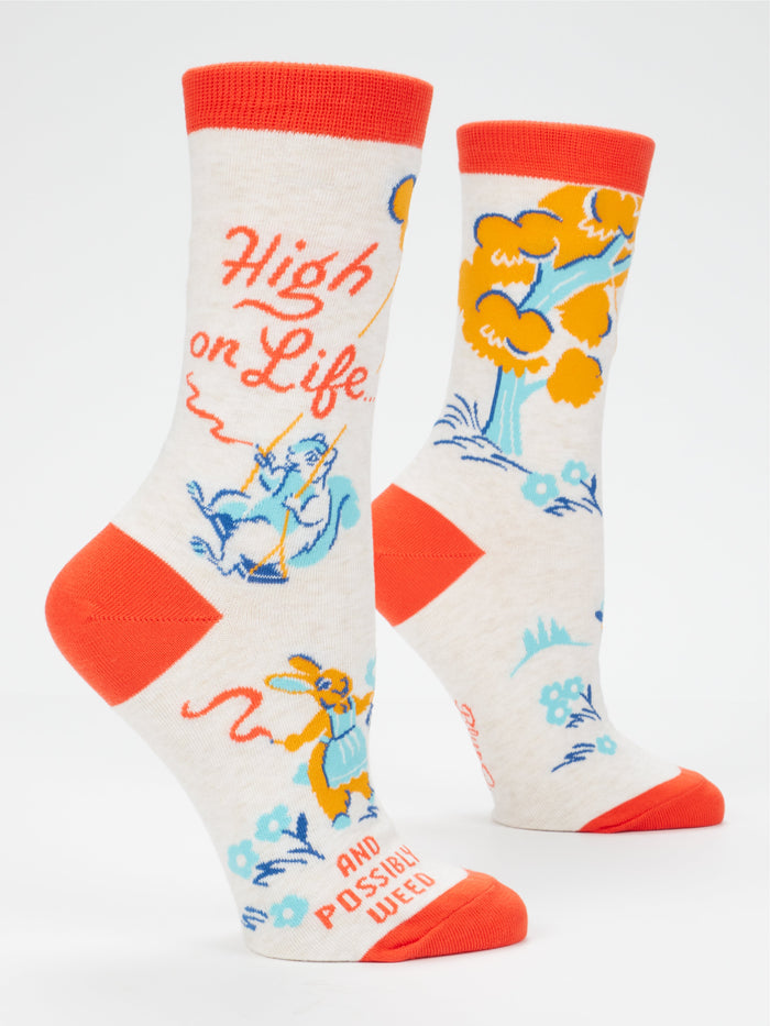 High On Life...And Possibly Weed W-Crew Socks - A. Dodson's