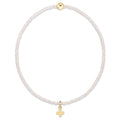 enewton Hope Classic Signature Cross bracelet in Milkshake