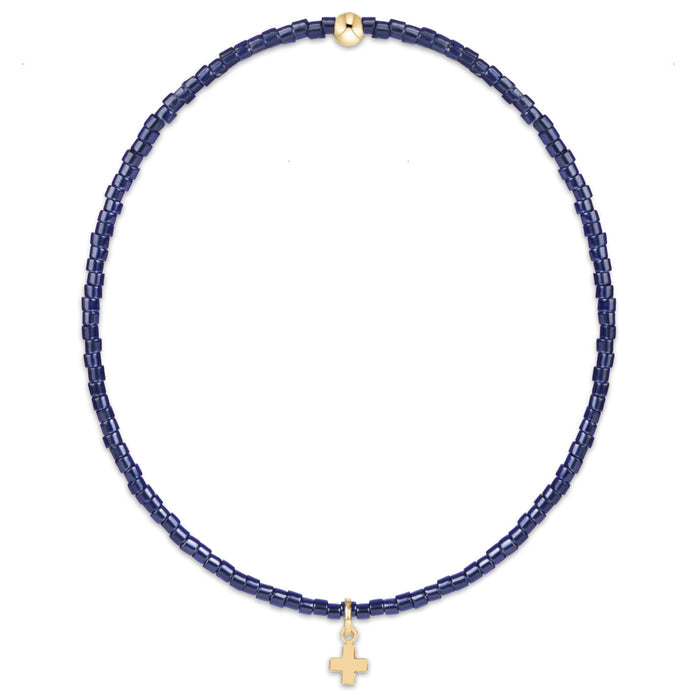 enewton Hope Classic Signature Cross bracelet in Navy