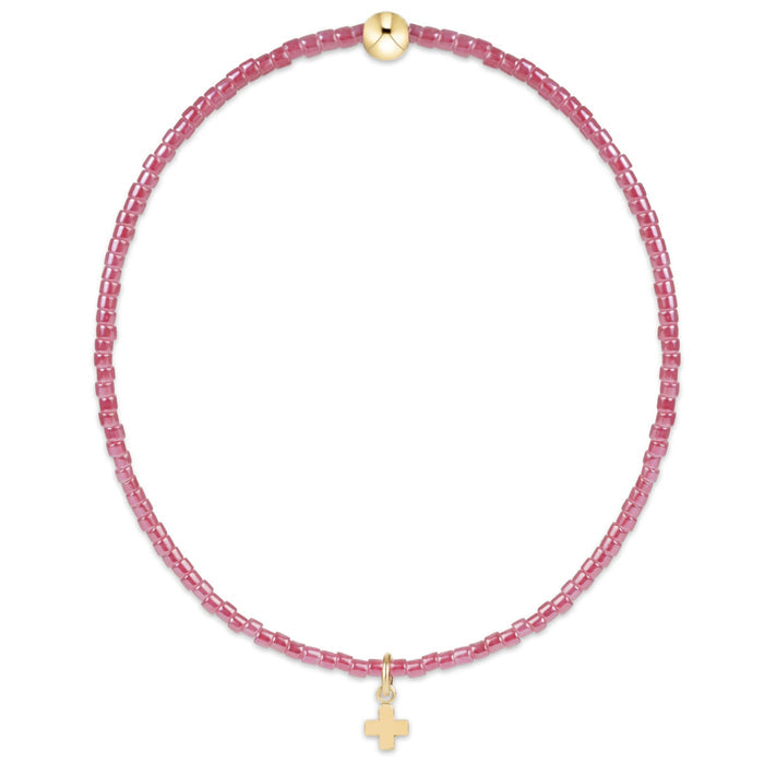 enewton Hope Classic Signature Cross bracelet in Pink Champagne