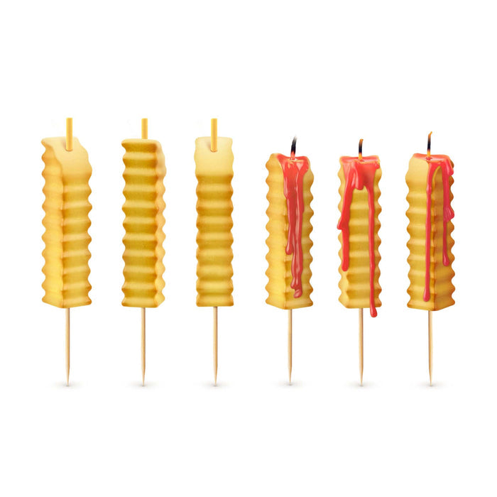 Hot & Crispy French Fry Candles - Set of 6 by Fred