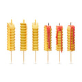 Hot & Crispy French Fry Candles - Set of 6 by Fred
