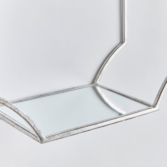 Hudson Mirrored Wall Shelves, Set Of 3 - View 2