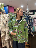 Ida Mae Sierra Cowgirl Green Quilted Snap Jacket