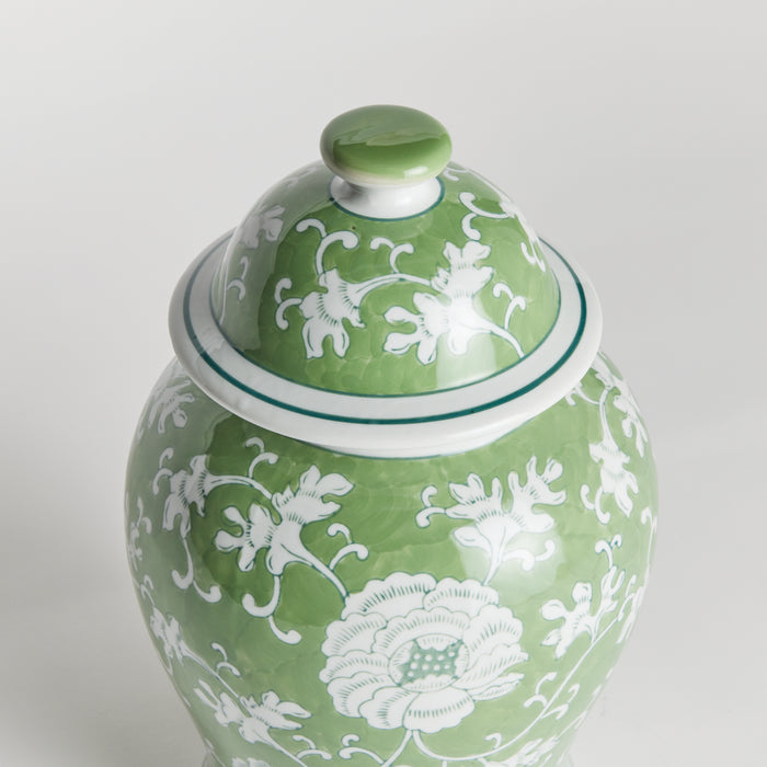 Imperial Lotus Lidded Ginger Jar - View 2